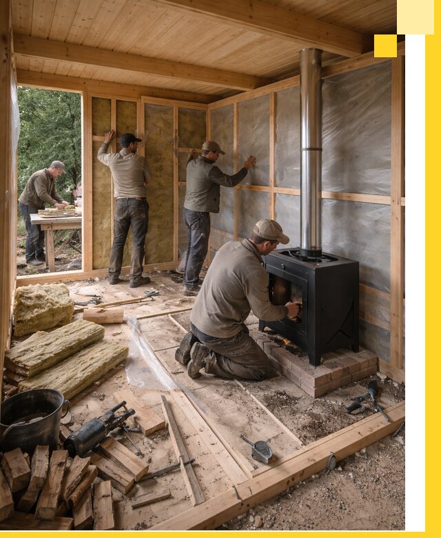 Профессиональный монтаж бань под ключ в Лангепасе для дома