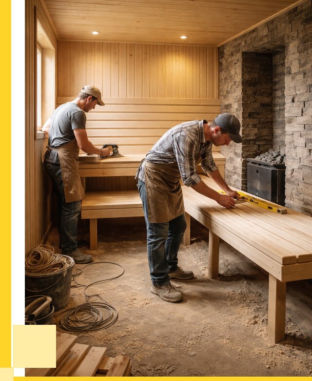 Отделка бани в Лангепасе: внутренняя отделка от 3030 р. | ЭриданЛнг