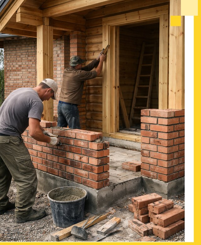 Строительство кирпичных бань под ключ в Лангепасе с гарантией качества