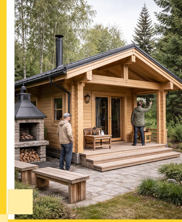 Деревянные бани под ключ в Лангепасе от 454500 р. | ЭриданЛнг