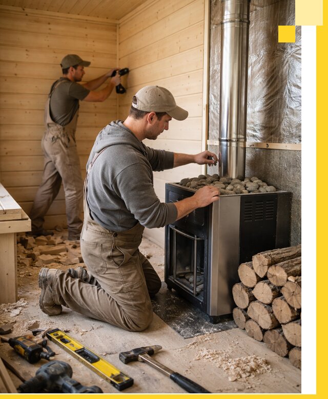 Строительство деревянных бань под ключ в Лангепасе проекты и монтаж