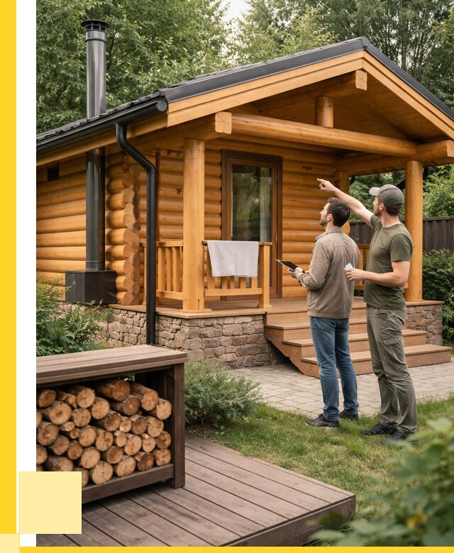 Бани для дачи под ключ в Лангепасе от 252500 р. | ЭриданЛнг