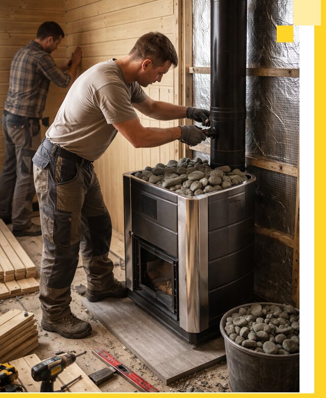 Проектирование и строительство парилок для бани в Лангепасе под ключ