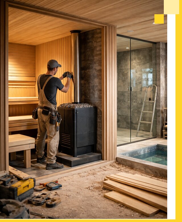 Полное строительство банных комплексов под ключ в Лангепасе