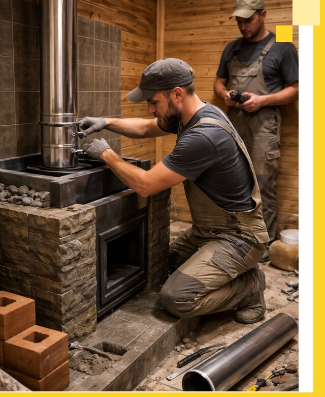 Изготовление и установка банных печей под ключ в Лангепасе