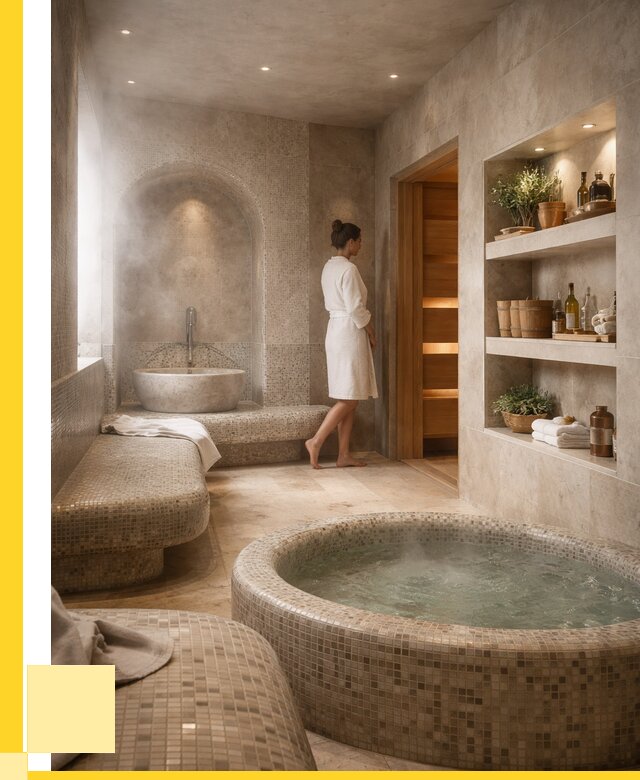 Строительство бани с хамамом в Лангепасе от 757500 р. | ЭриданЛнг