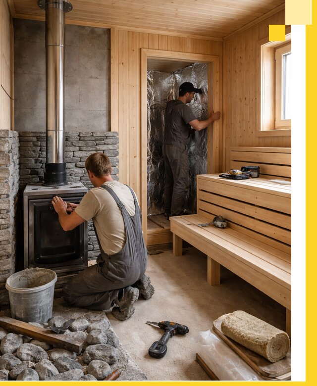 Строительство и изготовление бань под ключ в Лангепасе