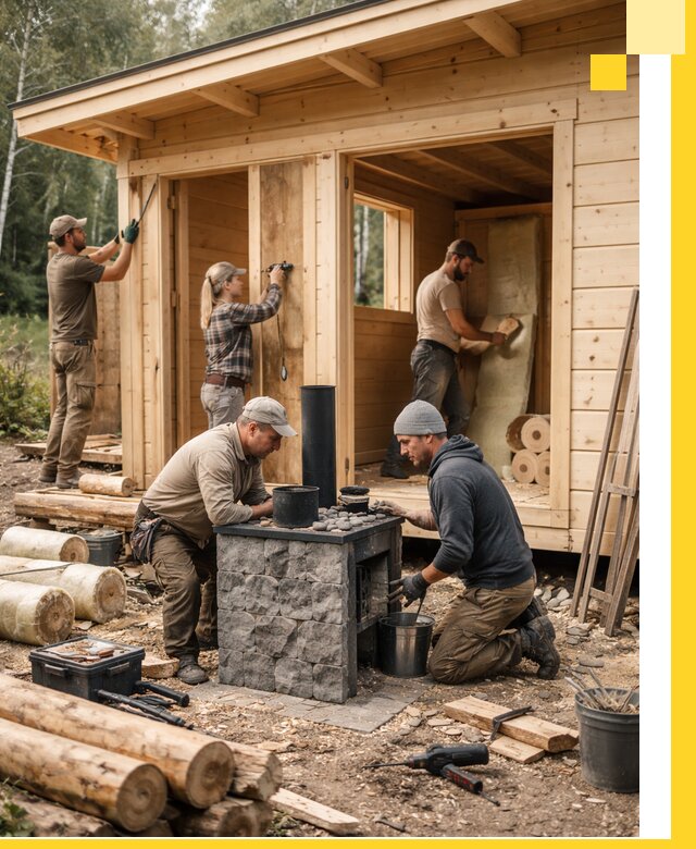 Купить баню под ключ в Лангепасе строительство монтаж отделка