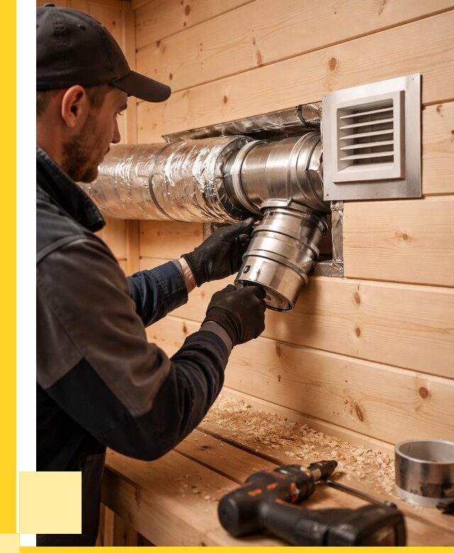 Монтаж вентиляции бани в Лангепасе от 12120 р. | ЭриданЛнг