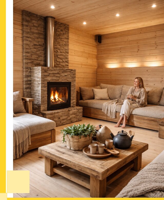 Проект бани с комнатой отдыха в Лангепасе от 35350 р. | ЭриданЛнг