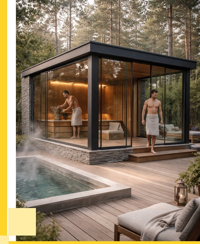 Стеклянные бани и двери в Лангепасе от 454500 р. | ЭриданЛнг