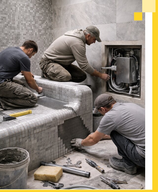 Проекты хамамов под ключ в Лангепасе и дизайн и строительство