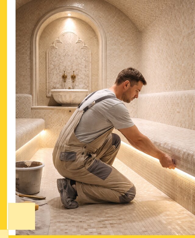 Отделка хамамов под ключ в Лангепасе от 5555 р. | ЭриданЛнг