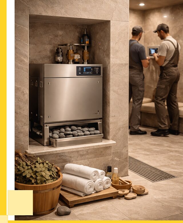 Парогенераторы для хамама в Лангепасе от 75750 р. | ЭриданЛнг