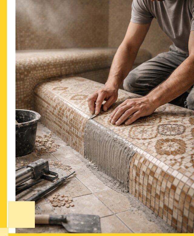 Плитка для хамама под ключ в Лангепасе от 3535 р. | ЭриданЛнг