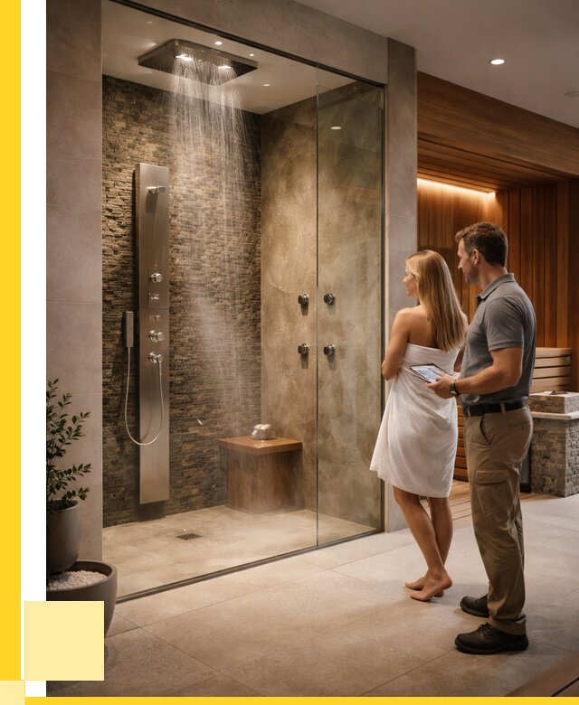 Купить душ впечатлений для дома в Лангепасе от 85850 р. | ЭриданЛнг